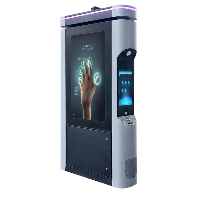 55" IP65 Digital Advertising Outdoor Digital Kiosk for smart City