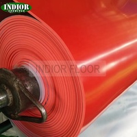 Revêtement de sol vinyle PVC 4 mm de qualité professionnelle pour claquettes, résistant à l'eau, idéal pour hôtels, design minimaliste, couleur noir clé