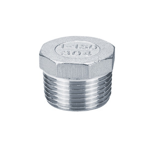 Bouchons de tuyaux en acier inoxydable Conan 304, filetage externe, capuchons hexagonaux, norme ASTM, finition 2B - Product Image 3