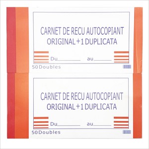 Factura francesa FACTURA LIBRO RECIBO EFECTIVO ALQUILER RECIBO BILLETE LIBRO PEDIDO LIBRO MENÚ ALQUILER DOCUMENTOS CON MEMBRETE - Product Image 1