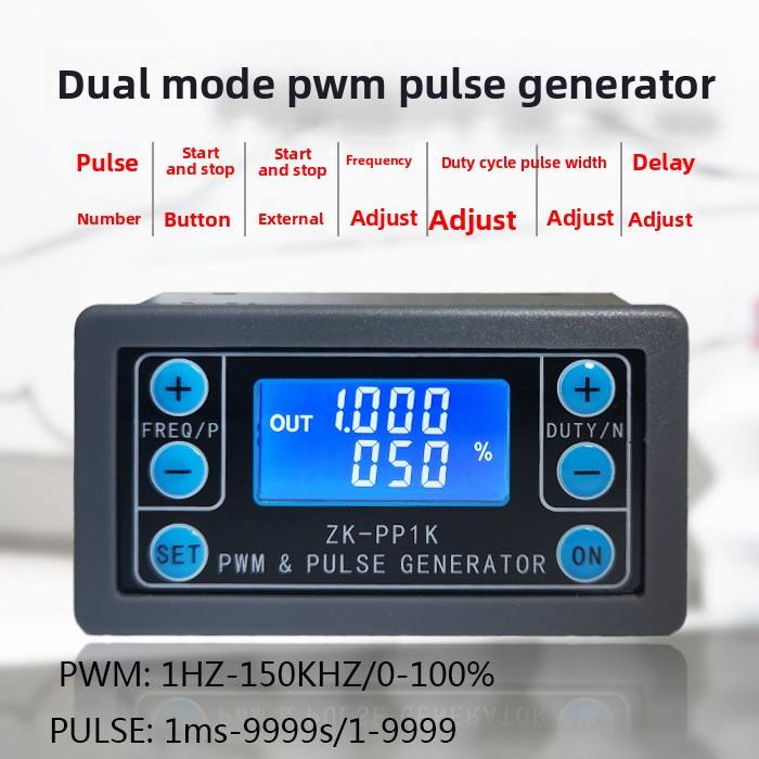 Pulse Counting Unit PWM Pulse Count Frequency Duty Cycle Adjustable Module with Casing ...