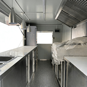 Remolque de Comida Móvil de Acero Inoxidable y Aluminio con Certificación CE, Parrilla Plana de 4 Ruedas, Capacidad Personalizable, para Café, Dulces y Otros Alimentos al Aire Libre - Product Image 5