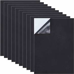 Autocollant de masquage insonorisant et amortissant les chocs pour meubles, en mousse EVA acrylique noire, auto-adhésif simple face, format A4 - Product Image 4