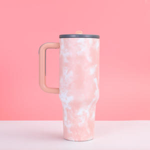 Bouteille isotherme sous vide en acier inoxydable à double paroi de 40 oz, grande capacité, anti-fuite, écologique, avec poignée, pour maintien thermique de 12 à 24 heures, idéale pour le bureau et l'extérieur - Product Image 2