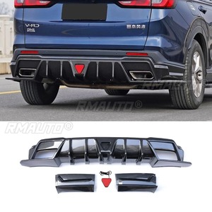 <b>For</b> Honda CRV-DC 2023 <b>Car</b> Rear Bumper Lip Splitter <b>Diffuser</b> <b>Car</b> Accessories Gloss Black Bumper Protector Modification Part - Product Image 3