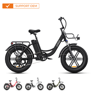 Bicicletta Elettrica da Montagna 2025 con Telaio in Lega di Alluminio, Motore Posteriore da 48V 250W, Autonomia di 140Km, Bici Elettrica da Città per Adulti, Fat E-Bike da 20 Pollici - Product Image 5