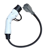 Prise femelle 110-220V IEC 62196 Type2 vers adaptateur de chargeur NEMA 5-15/5-20 EV avec câble de 0.5M pour vélo électrique/scooter/roue unique