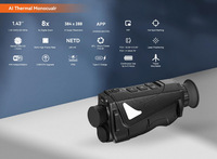 S2PRO Caméra thermique portable à vision nocturne monoculaire à imagerie thermique avec vidéo 4K 40MP Photo 8x Zoom pour la chasse