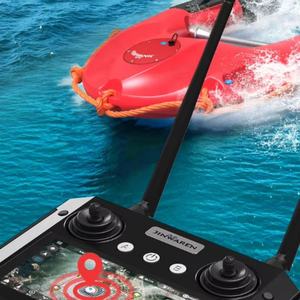 Dron de Rescate Acuático con Control Remoto, Cámara e Intercomunicador, Producto de Seguridad Acuática en Rojo para Mayor Seguridad en el Agua - Product Image 2