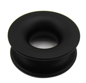 Pasacables de goma de silicona moldeada OEM con doble brida, tamaño personalizado, piezas de buje de goma impermeables para cables - Product Image 2