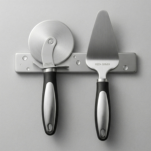 Utensilios de Acero Inoxidable para Postres, Pala para <span class=keywords><strong>Pizza</strong></span> y Pastel, Rodillo para Masa de Repostería, Cortador de <span class=keywords><strong>Pizza</strong></span> y Pastel de Carne - Product Image 2