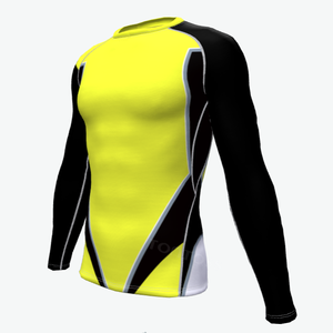 High Quality Short Sleeve <b>Compression</b> <b>Shirt</b> Breathable Eco-Friendly <b>Design</b> Your Own Quick Fit <b>Custom</b> Rash Guard - Product Image 2
