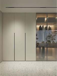 Armoire à portes en verre au design minimaliste, directement du fabricant, avec étagères - Product Image 3