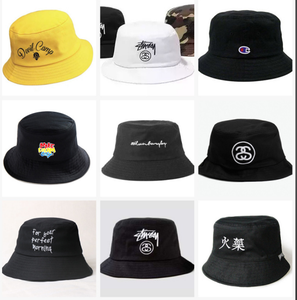 Chapeau de pêcheur en coton brodé avec logo personnalisé réversible, imprimé sur toute la surface, avec étiquette de marque privée - Product Image 4