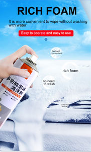 <span class=keywords><strong>Spray</strong></span> <span class=keywords><strong>Nettoyant</strong></span> Moussant Écologique Multi-usages pour Chaussures et Intérieur de Voiture – Nouvelle Arrivée, Offre Spéciale, Sans Rinçage - Product Image 6