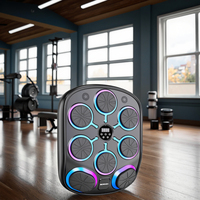 Machine d'entraînement électronique à huit cibles en plastique PU de protection CZ-15, musique, maison intelligente, mannequin de boxe, toutes saisons
