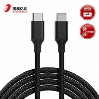 Câble de charge rapide USB Type-C de haute qualité 30W, conducteur en cuivre pur, tressé en nylon, pour iOS, iPad, appareil photo, 1,2 m
