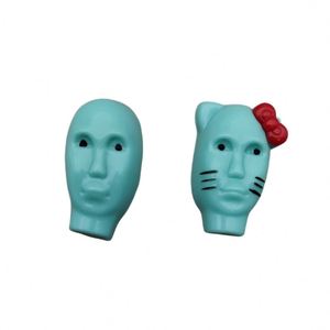 Cadeau créatif - Jouet anti-stress unique et amusant en TPR en forme de tête d'alien vert, pour enfants et adultes, pour éclater les points noirs, sensoriel et divertissant - Product Image 1