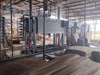 Mesin Pengering Pres Presisi Tinggi YUEQUN dengan Gearbox PLC, Motor, Bearing, dan Pompa untuk Lini Produksi MDF Plywood, Garansi 2 Tahun