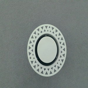 Có thể điều chỉnh HVAC hệ thống vòng có thể tháo rời <span class=keywords><strong>ABS</strong></span> khuếch tán nhựa làm dịu không khung nhúng tươi lỗ thông hơi - Product Image 1