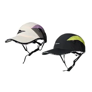 [A prueba de viento] gorra de béisbol de surf de secado rápido con Bolsas laterales sombreros de pesca para acampar deportes tácticos al aire libre gorras para correr