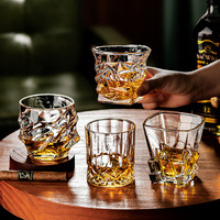 Verre à whisky, vin, bière, cocktail personnalisé avec logo, verre carré transparent gravé de 9 oz pour fête, mariage, bar