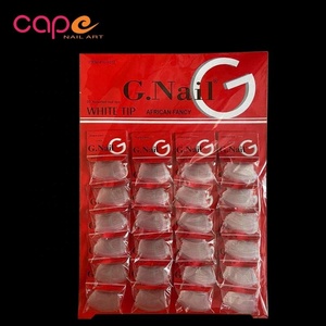 Gnail Africa Fancy Nails 24 sachets de faux ongles longs, carrés et courbes avec nuancier suspendu - Product Image 2
