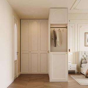 Ensemble de meubles de chambre à coucher et de salle de sport multifonctionnel moderne avec armoire et coiffeuse combinées, gain de place, miroir éclairé par LED - Product Image 5