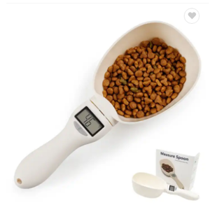 Cuchara medidora de alimentos, báscula de cocina para perros y mascotas, taza extraíble para gatos, cuchara de peso, comida horneada Digital con pantalla LCD - Product Image 2
