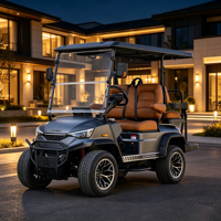 Voiturette de golf électrique 4 places, best-seller, personnalisable avec stock suffisant