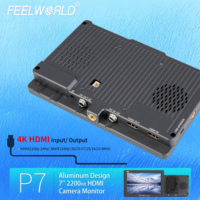 Moniteur embarqué FEELWORLD P7 IPS 7 pouces haute luminosité 2200 nit, boîtier en aluminium, Full HD, emballage personnalisé, vente en gros OEM