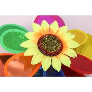 Precio Competitivo, Molino de <span class=keywords><strong>Viento</strong></span> Giratorio de Plástico con Forma de Girasol, Decoración de Jardín para Niños, Unisex, Edades 0-14, Fabricantes - Product Image 3