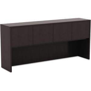 Alera Valencia Series Mueble de Madera Color Espresso con Puertas y 4 Compartimentos 70.63w X 15d X 35.38h - Product Image 2