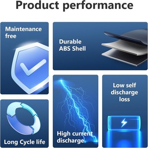 Batería de <span class=keywords><strong>Gel</strong></span> VRLA de Ciclo Profundo de 12V 55Ah, Batería de Plomo-Ácido Sellada para Sistemas de Energía Solar y UPS - Product Image 5