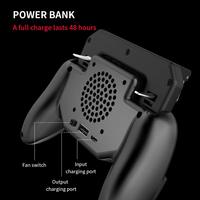 Kontroler Joystick SR Gamepad Kipas Pendingin Power Bank Free Fire L1R1 Trigger Pugb Mobile Gaming untuk Ponsel Pu BG IOS Android