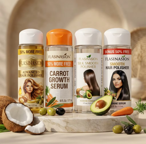 Suero Pulidor de Cabello Herbal Natural Puro de Marca Personalizada al por Mayor, Antiencrespamiento, Alto Brillo, Reparación de Cabello Dañado, <span class=keywords><strong>Aceite</strong></span> para el Cuidado del Cabello - Product Image 1