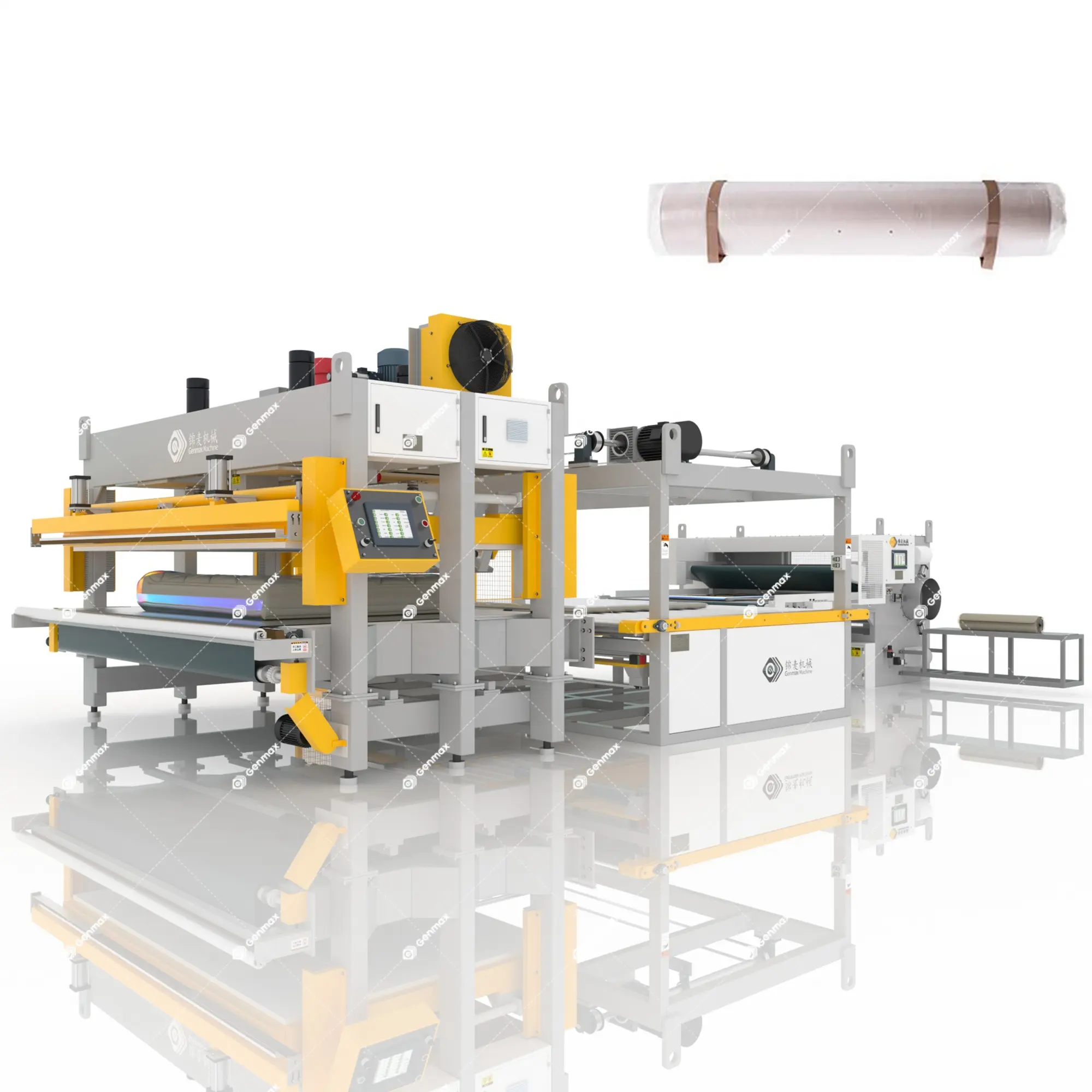 चीन आपूर्तिकर्ता गर्म बेच कपड़ा उत्पादन लाइन औद्योगिक वैक्यूम ओवन मशीन गद्दे अस्तर उत्पादन लाइन