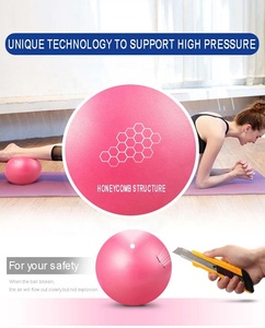 ลูกบอลโยคะขนาดเล็ก KWO Training Homegym Balance Fitness PVC รูปทรงถั่วลิสง ป้องกันการแตก สำหรับออกกำลังกาย โยคะ พิลาทิส และฟิตเนสที่บ้าน - Product Image 2