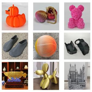 Pièces industrielles imprimées en 3D en gros ou sur mesure Composants de roue de couronne d'engrenage en plastique ABS/PLA/PETG - Product Image 3