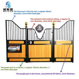 Yüksek kaliteli ve en çok satan at ahır yapı malzemeleri toptan özelleştirilebilir taşınabilir at tezgahları ve istikrarlı durumlarda - Product Image 3