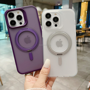เคสโทรศัพท์กันกระแทก ดีไซน์หรูหรา พร้อมขาตั้งในตัว วัสดุ TPU+PC+โลหะ สำหรับ 17 Pro Max 17Pro 16Pro - Product Image 5