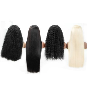 Perruques Lace Front 13x4 en <span class=keywords><strong>Cheveux</strong></span> Humains Naturels à 100% avec Ligne de <span class=keywords><strong>Cheveux</strong></span> Naturelle pour Femmes Noires, 30 Pouces de <span class=keywords><strong>Long</strong></span>, <span class=keywords><strong>Cheveux</strong></span> Brésiliens Remy Lisses - Product Image 5
