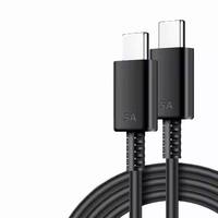 Usine en gros DX510 1.8m 5A prise en charge de la charge rapide adaptée au chargeur Pd câble Usb C vers Usb C pour Samsung