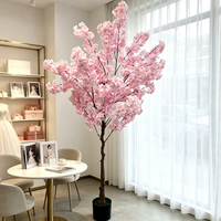 Hochwertige Künstliche Hochzeitsblumenarrangements Künstliche Kirschblüten Bäume für Innenräume Florale Dekorationen für Bars und Räume