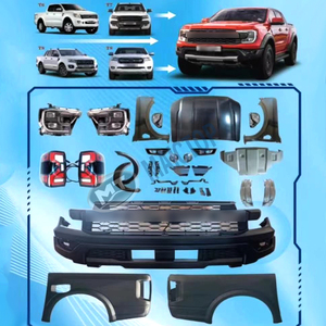 Maictop ชุดตัวถังไฟหน้ากันชนหน้า, อุปกรณ์ตกแต่งรถยนต์สำหรับรถ <span class=keywords><strong>Ford</strong></span> <span class=keywords><strong>Ranger</strong></span> Raptor T6 T7 T8อัพเกรดเป็น T9 <span class=keywords><strong>2022</strong></span> 2023 - Product Image 6