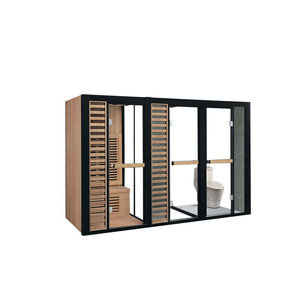 <span class=keywords><strong>Sauna</strong></span> infrarouge lointain de luxe, <span class=keywords><strong>hammam</strong></span>, <span class=keywords><strong>cabine</strong></span> de spa intérieure, salle de bain à vapeur, <span class=keywords><strong>sauna</strong></span> sec en bois, toilettes et <span class=keywords><strong>douche</strong></span> mobiles - Product Image 6