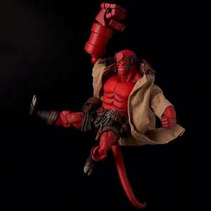 Mille valeurs pratique <span class=keywords><strong>Hellboy</strong></span> Boy 1/12 joints en tissu peuvent déplacer des Figurines de poupée modèle figurines cadeaux - Product Image 2