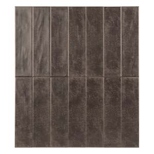Piastrella Damasco 7,5 X 30 Cm Spessore 9,5 Mm Finitura Metallica Bordi Irregolari - Product Image 2
