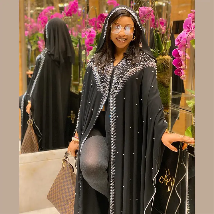 Kuwii — robe maxi en mousseline de soie, vêtement européen, américain et africain, kaftan, grande taille, 7004