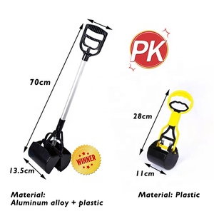 Strumento per la pulizia degli animali domestici Dog Cat Catcher Scoop Easy Pick Up 70cm manico lungo raccoglitore di cacca di cane in alluminio - Product Image 5